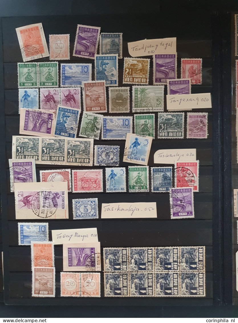 1942-1945 including small stock */** and used, postmarks with better offices, covers/postcards with some better items pa