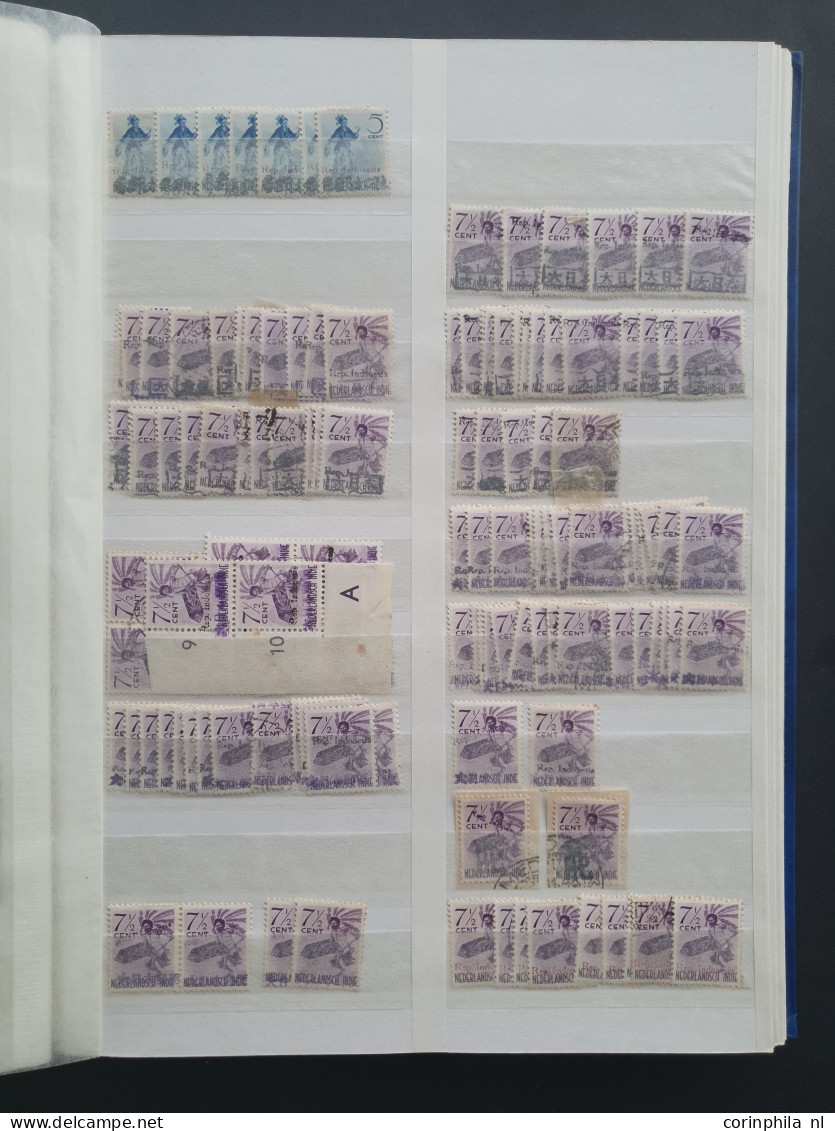 1945-1949 stock */** and used including some varieties (double inking) and better items (imperforate, DN 046-047, 52pd, 