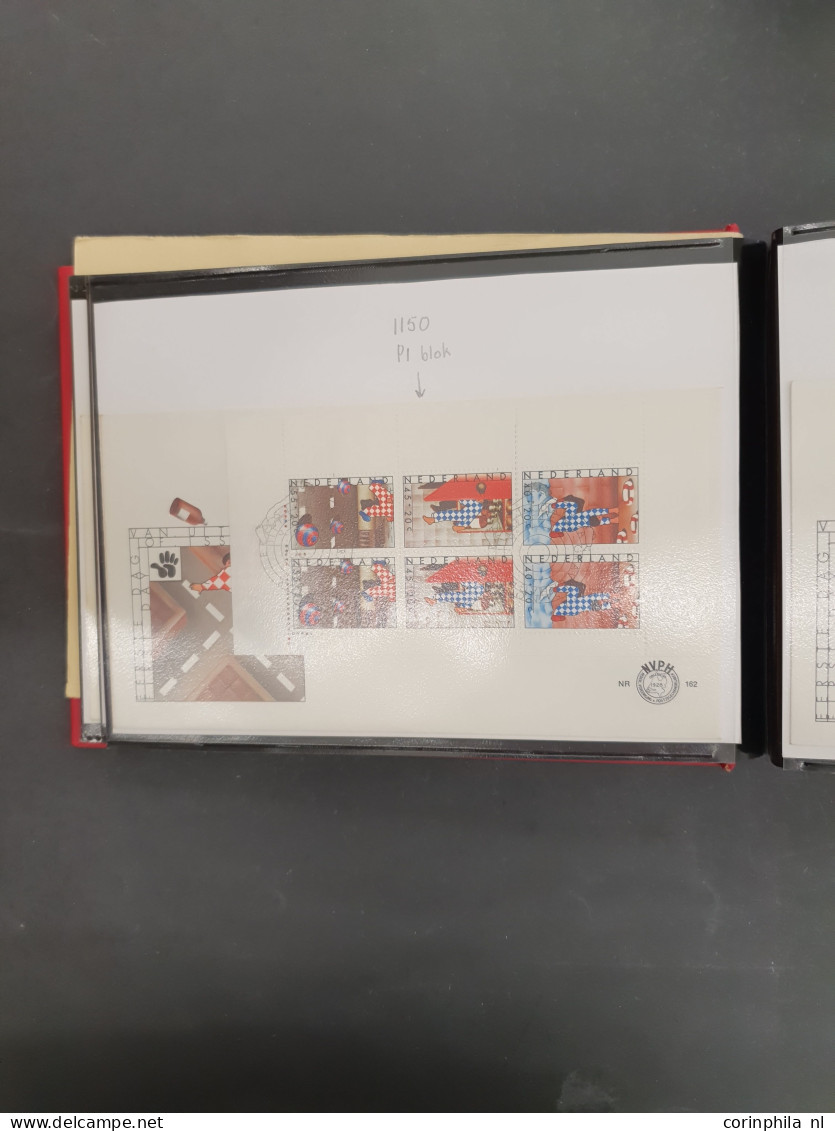 Cover 1852-2000ca. collectie en voorraad plaatfouten meest op Leidraad en Mast gesorteerd w.b.  iets betere ex. (o.a. 17