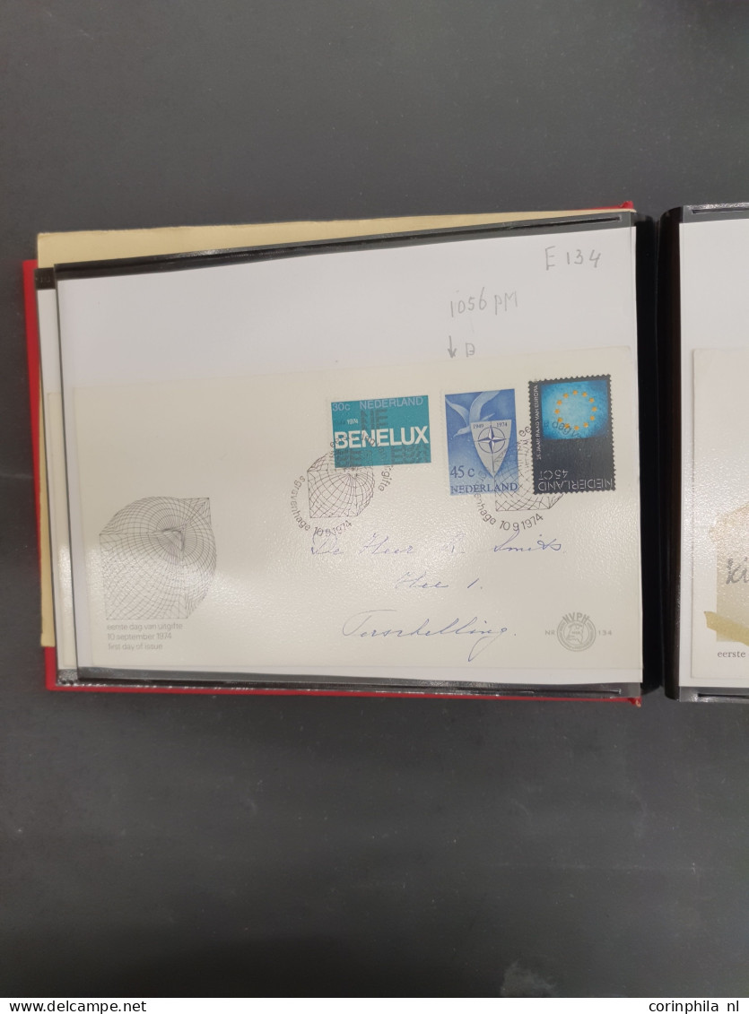 Cover 1852-2000ca. collectie en voorraad plaatfouten meest op Leidraad en Mast gesorteerd w.b.  iets betere ex. (o.a. 17