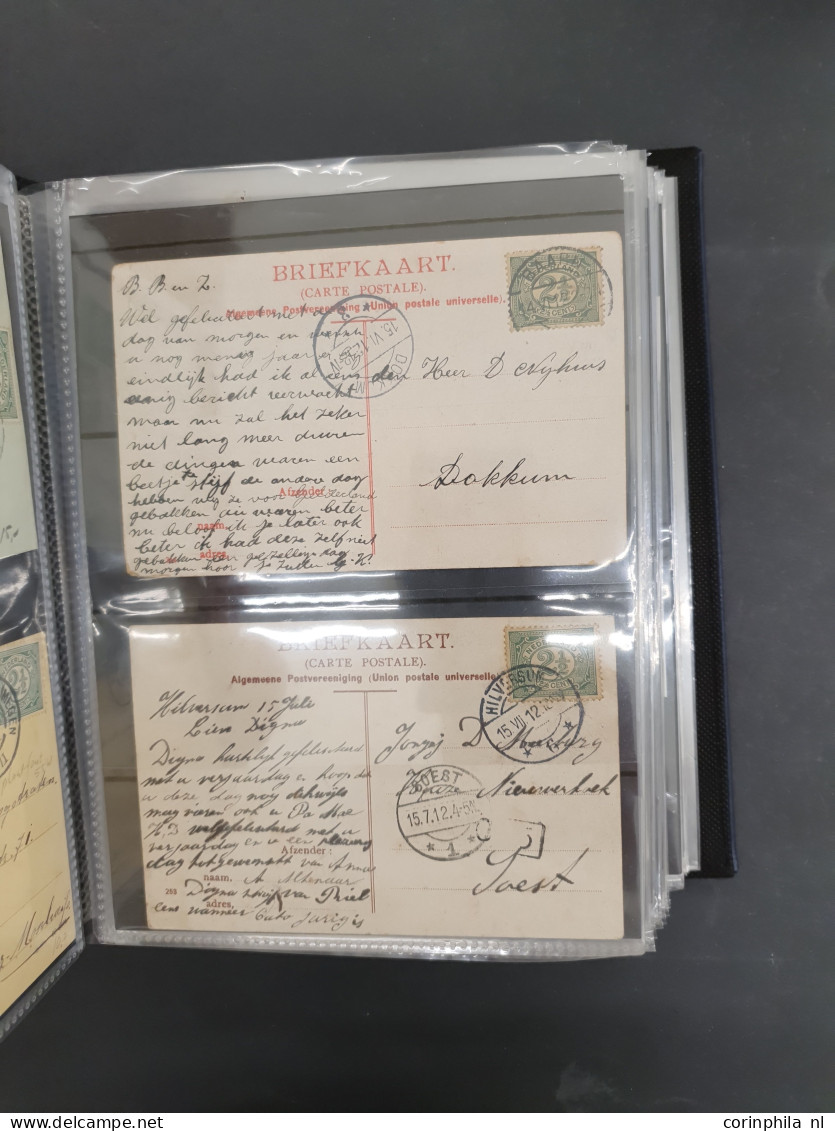 Cover 1852-2000ca. collectie en voorraad plaatfouten meest op Leidraad en Mast gesorteerd w.b.  iets betere ex. (o.a. 17