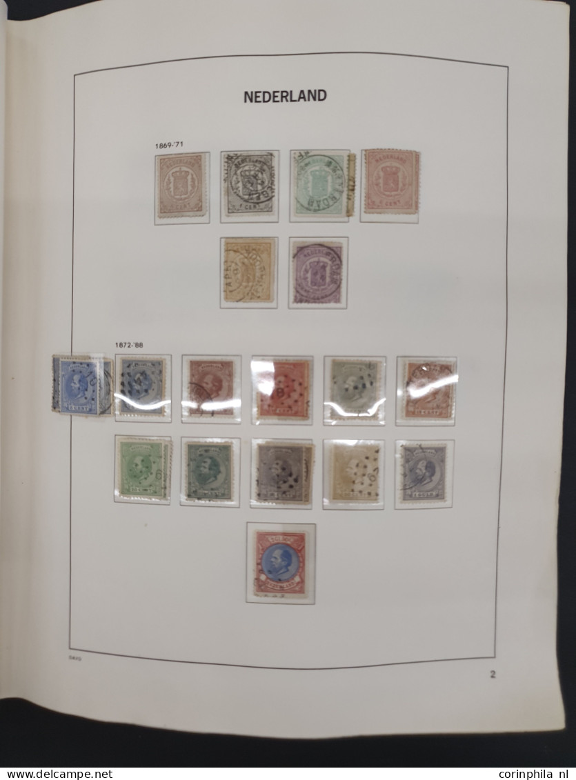 1852-200ca. W.b. Collectie Gestempeld Met Iets Betere Ex., Voorraad Blokken Van 4 En Veldelen */**. Tevens Collectie Ier - Colecciones Completas