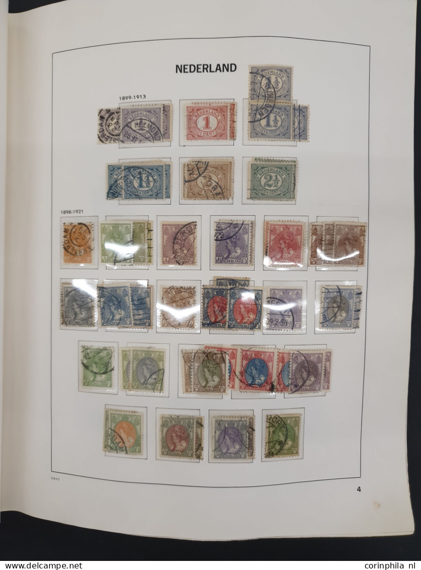 1852-200ca. W.b. Collectie Gestempeld Met Iets Betere Ex., Voorraad Blokken Van 4 En Veldelen */**. Tevens Collectie Ier - Colecciones Completas