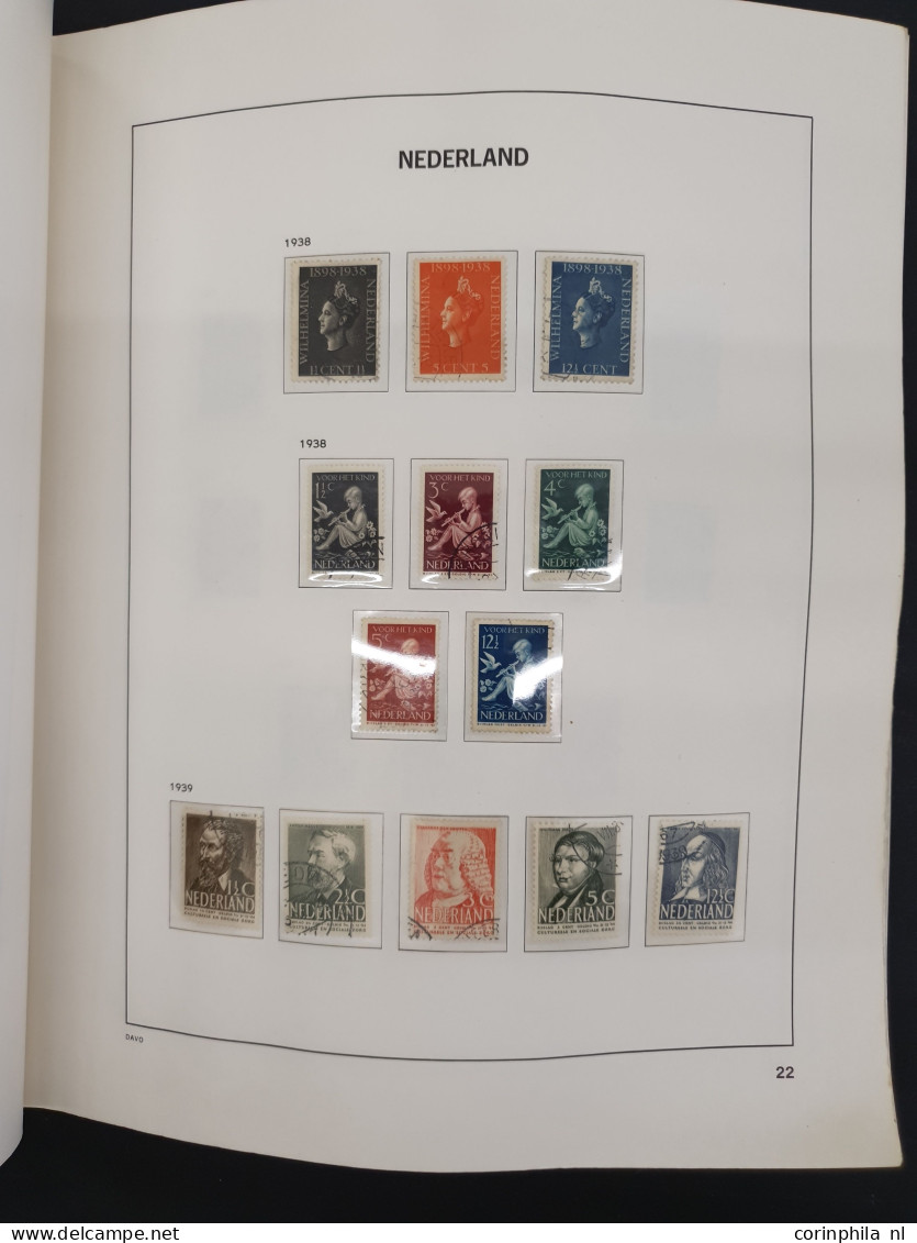 1852-200ca. w.b. collectie gestempeld met iets betere ex., voorraad blokken van 4 en veldelen */**. Tevens collectie Ier