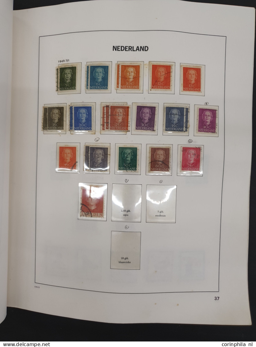 1852-200ca. w.b. collectie gestempeld met iets betere ex., voorraad blokken van 4 en veldelen */**. Tevens collectie Ier