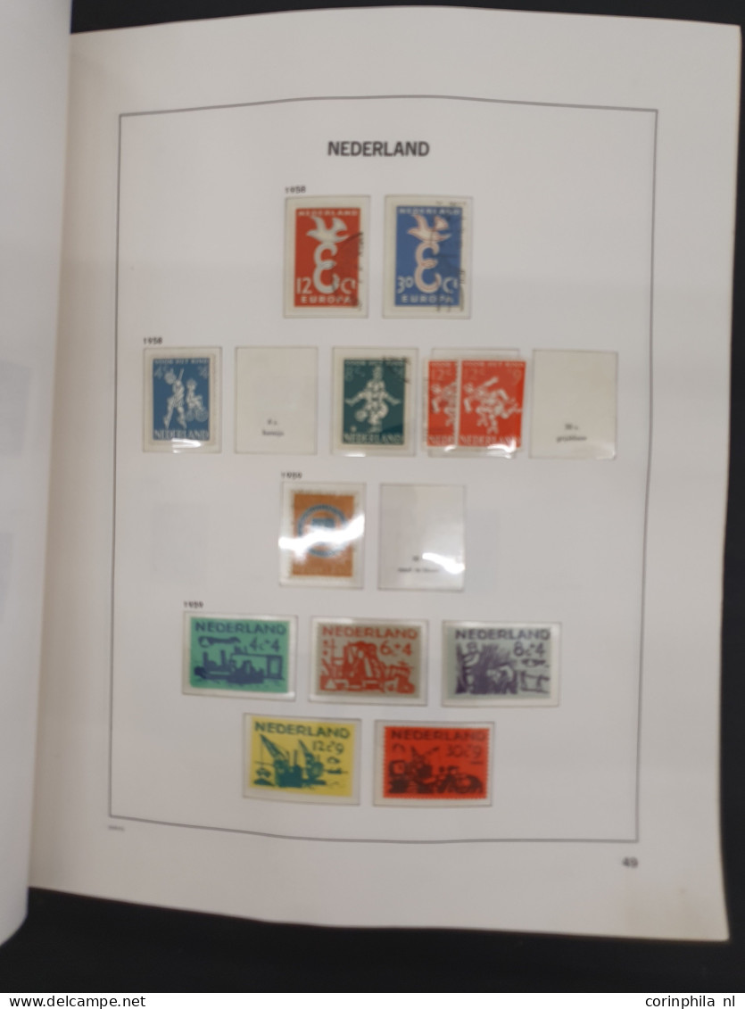 1852-200ca. w.b. collectie gestempeld met iets betere ex., voorraad blokken van 4 en veldelen */**. Tevens collectie Ier