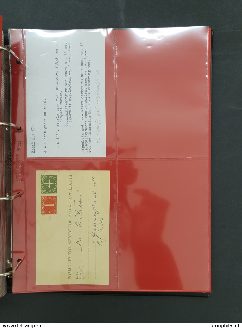 Cover 1980-2006 uitgebreide collectie verhuiskaarten (adreswijzigingen) gebruikt en ongebruikt, originele (hang)verpakki