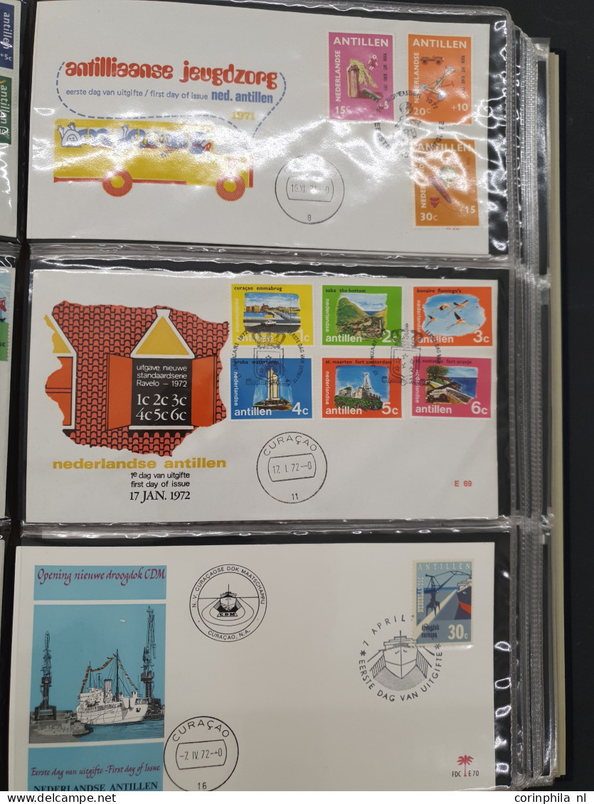 Cover 1957-2007 , Collectie Fdc's In 8 Albums - Collections