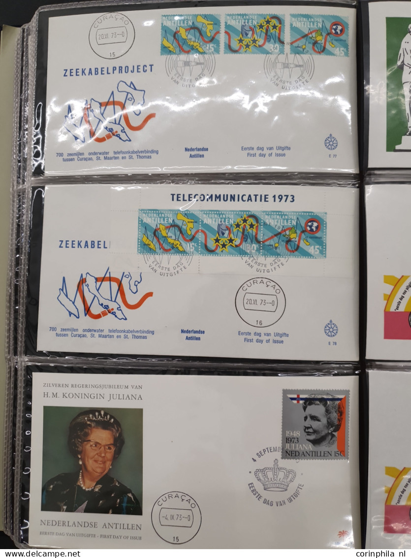 Cover 1957-2007 , collectie fdc's in 8 albums