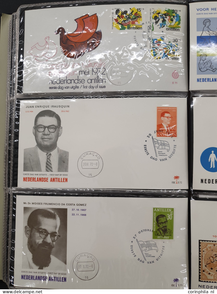 Cover 1957-2007 , collectie fdc's in 8 albums