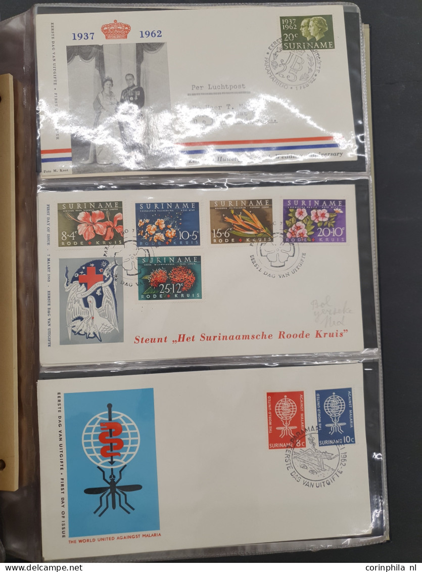 Cover 1957-2007 , collectie fdc's in 8 albums