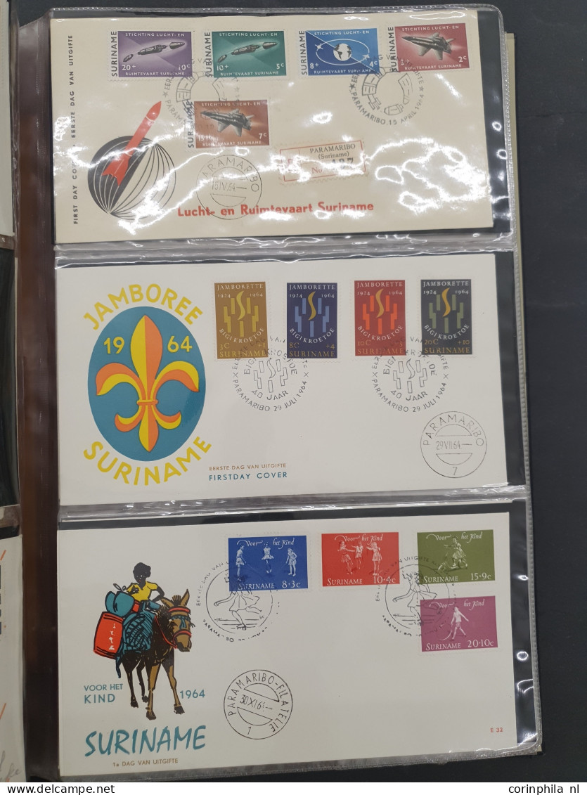 Cover 1957-2007 , collectie fdc's in 8 albums