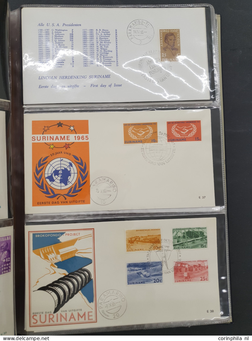 Cover 1957-2007 , collectie fdc's in 8 albums