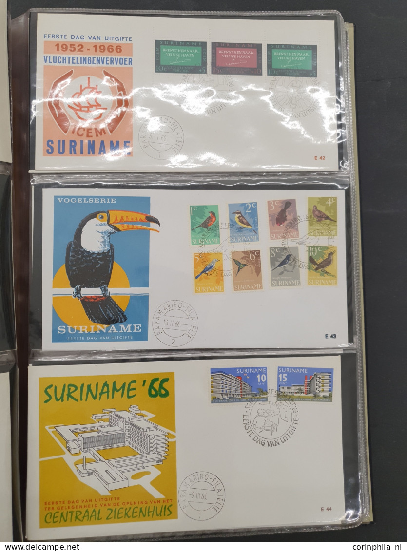 Cover 1957-2007 , collectie fdc's in 8 albums