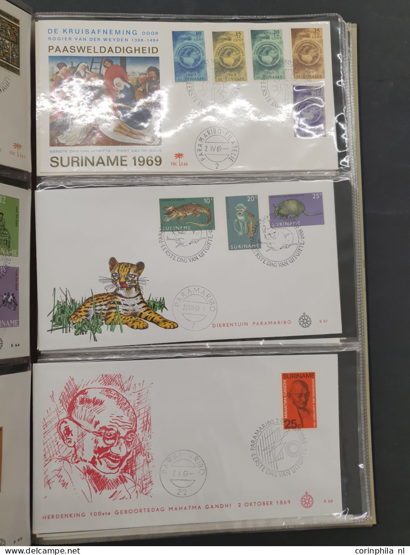 Cover 1957-2007 , collectie fdc's in 8 albums