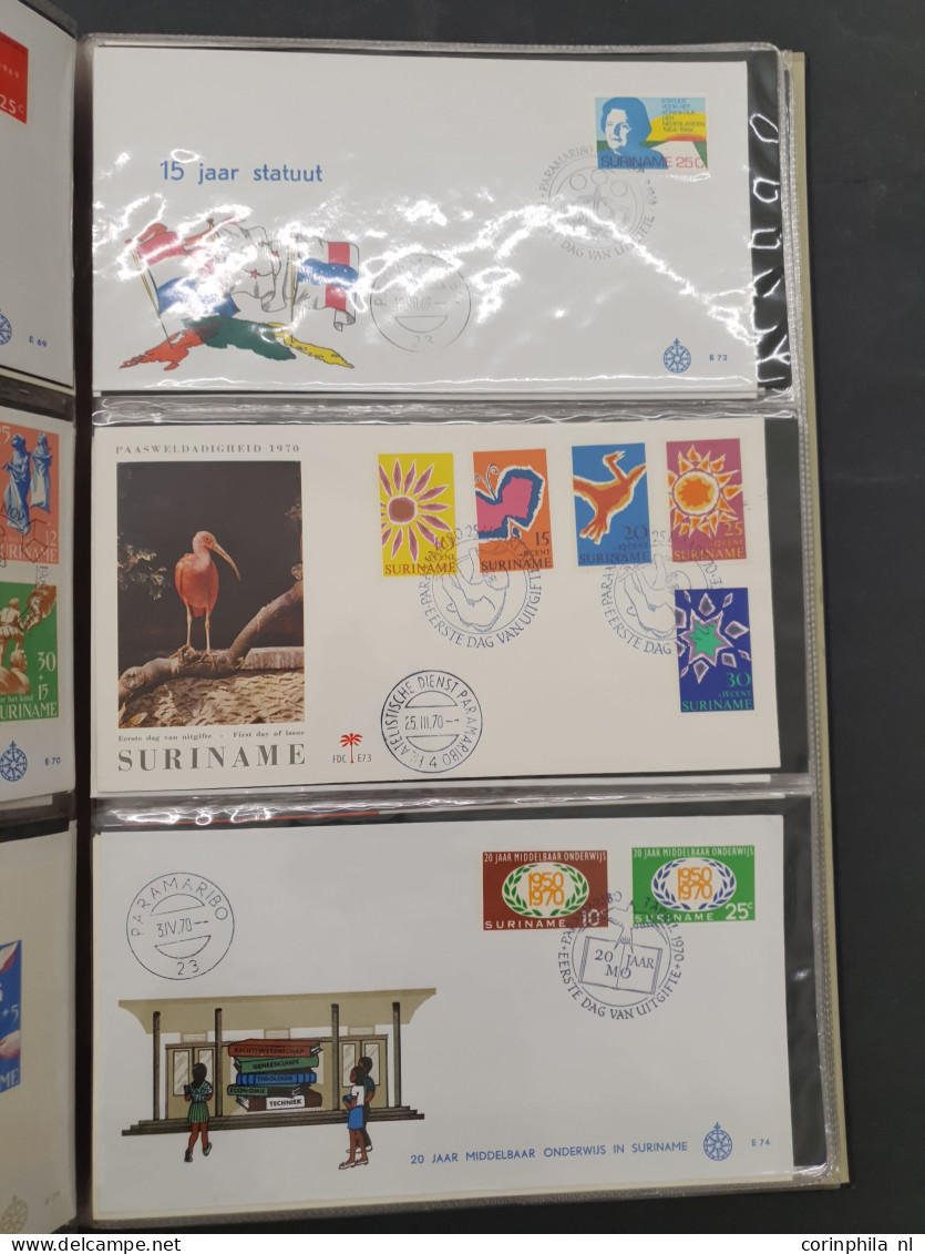 Cover 1957-2007 , collectie fdc's in 8 albums