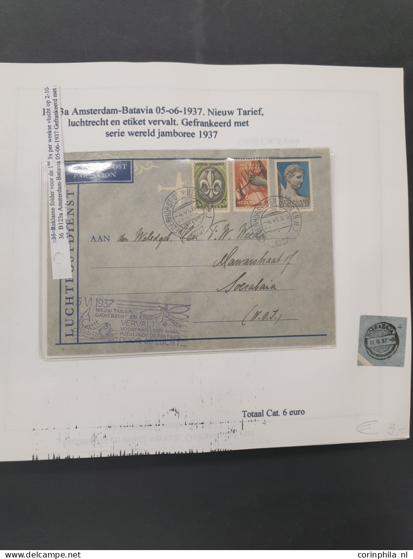 Cover , Airmail 1930-1980 luchtpoststukken (meer dan 100 stukken tot 1950) w.b. iets betere herkomstlanden (Congo, Colom