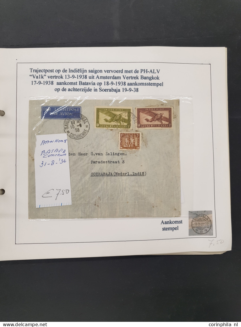 Cover , Airmail 1930-1980 luchtpoststukken (meer dan 100 stukken tot 1950) w.b. iets betere herkomstlanden (Congo, Colom