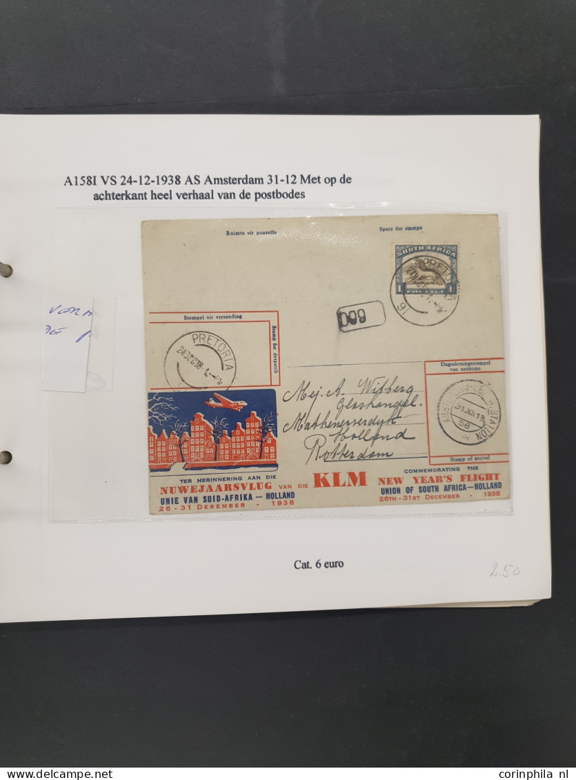 Cover , Airmail 1930-1980 luchtpoststukken (meer dan 100 stukken tot 1950) w.b. iets betere herkomstlanden (Congo, Colom