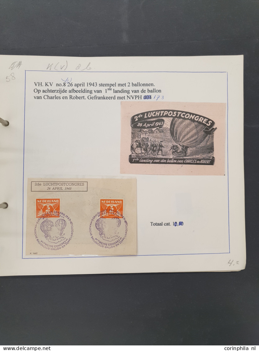 Cover , Airmail 1930-1980 luchtpoststukken (meer dan 100 stukken tot 1950) w.b. iets betere herkomstlanden (Congo, Colom