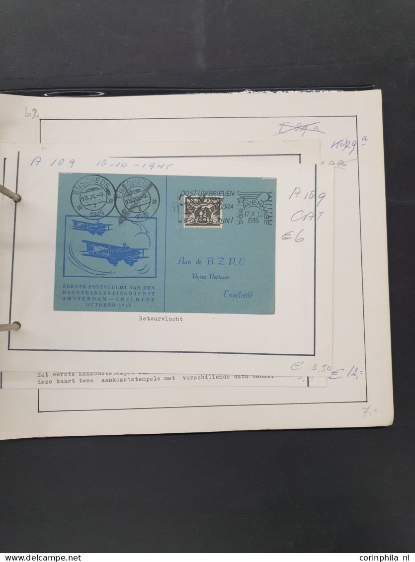 Cover , Airmail 1930-1980 luchtpoststukken (meer dan 100 stukken tot 1950) w.b. iets betere herkomstlanden (Congo, Colom