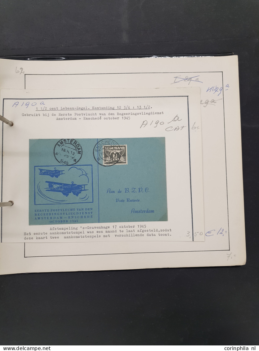 Cover , Airmail 1930-1980 luchtpoststukken (meer dan 100 stukken tot 1950) w.b. iets betere herkomstlanden (Congo, Colom