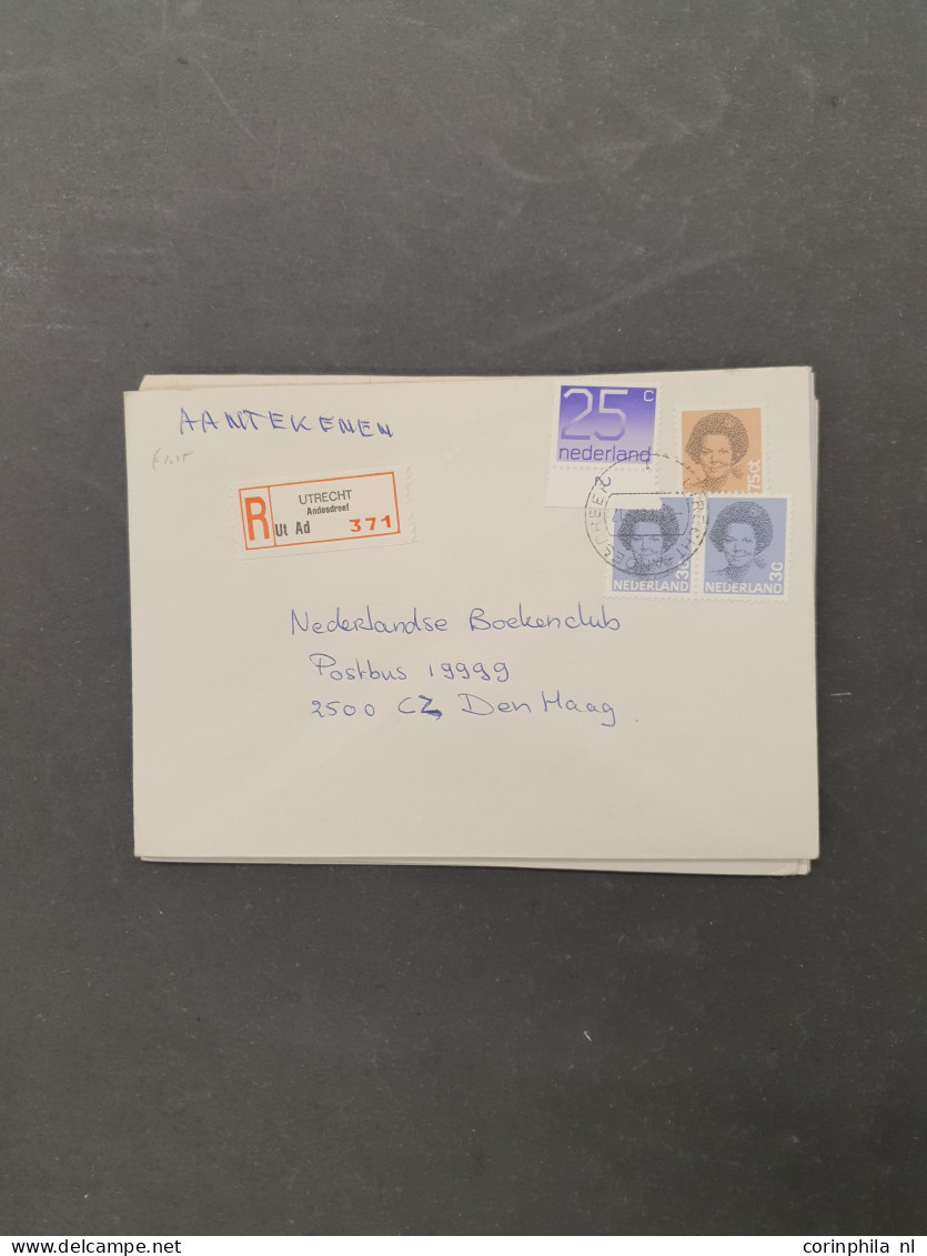 Cover poststukken w.b. fdc's in doosje