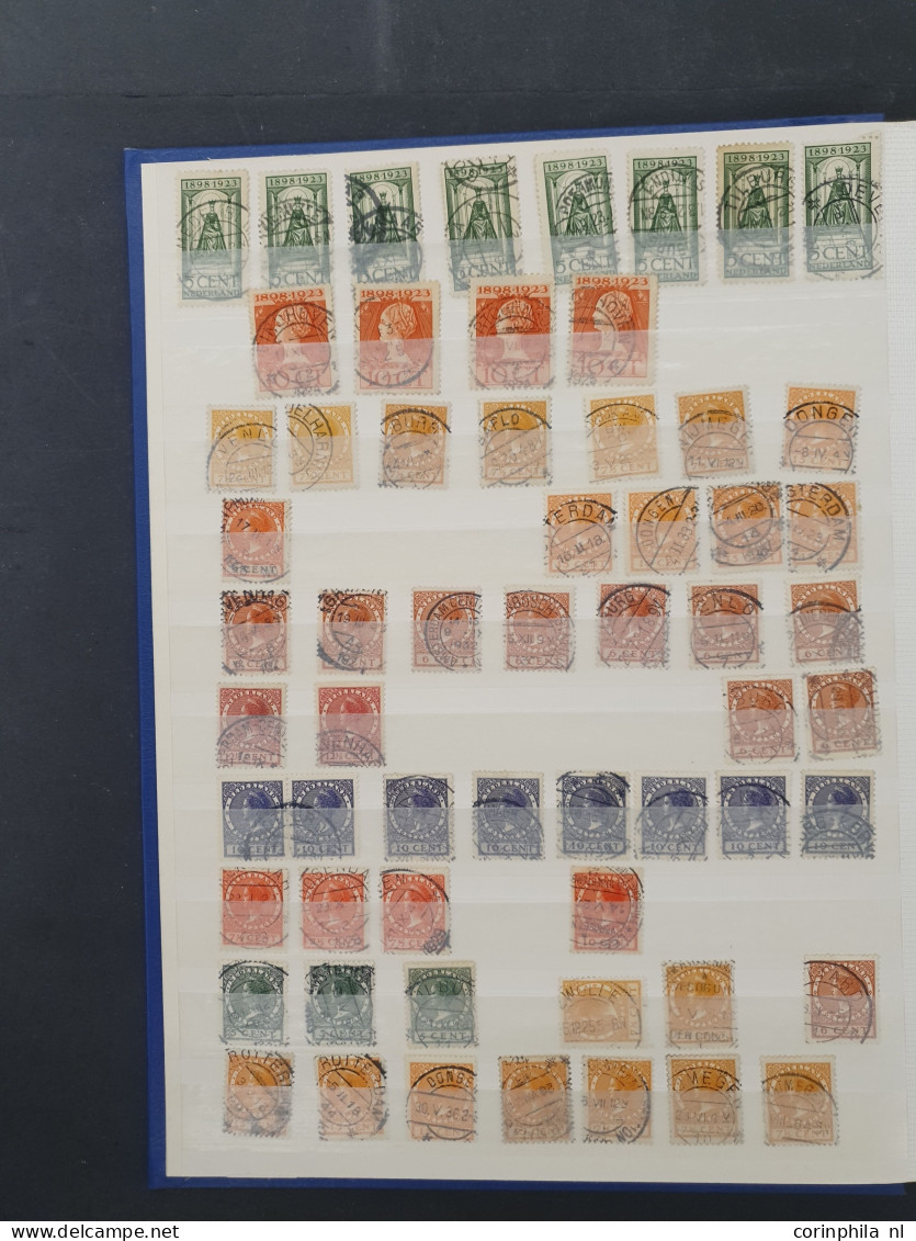 1852-2000ca. stempelmateriaal etc. in 6 insteekboeken in doosje
