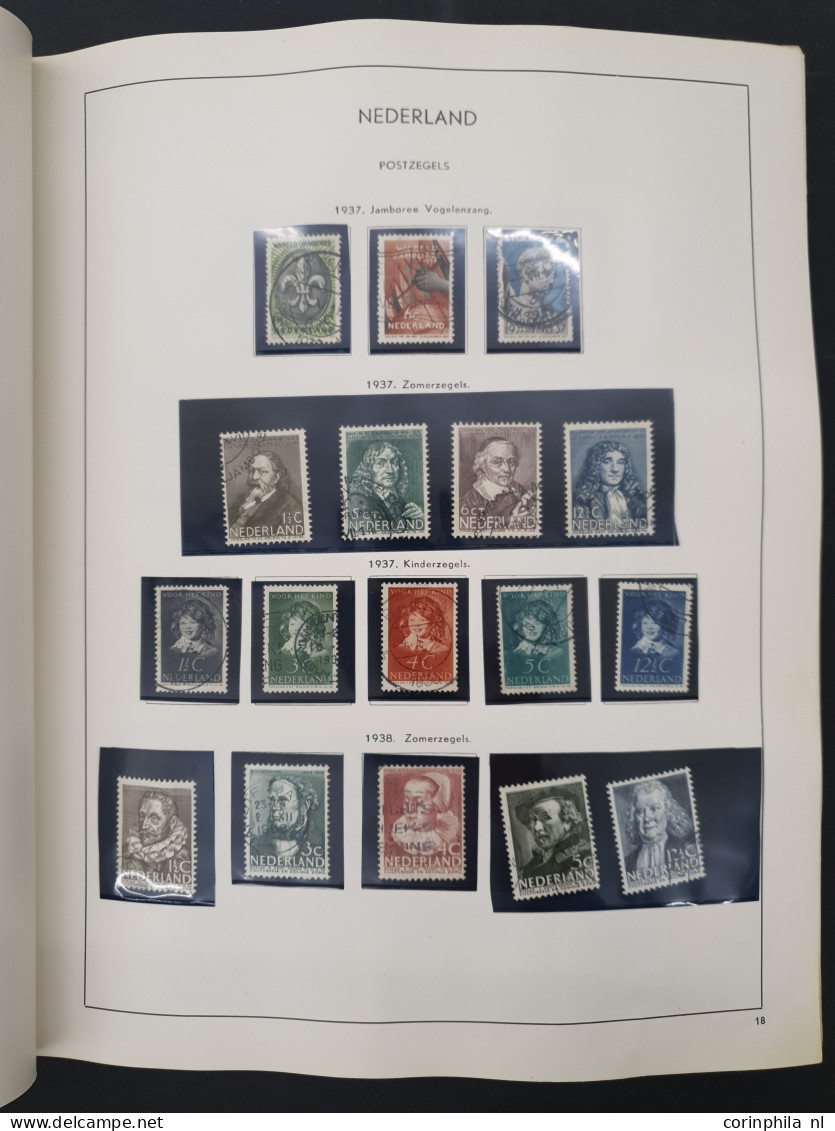 1900-2000ca. w.b. collecties Nederland en Suriname, veldeeltjes Juliana Regina t/m 10 gulden iets buitenland etc. in 5 a