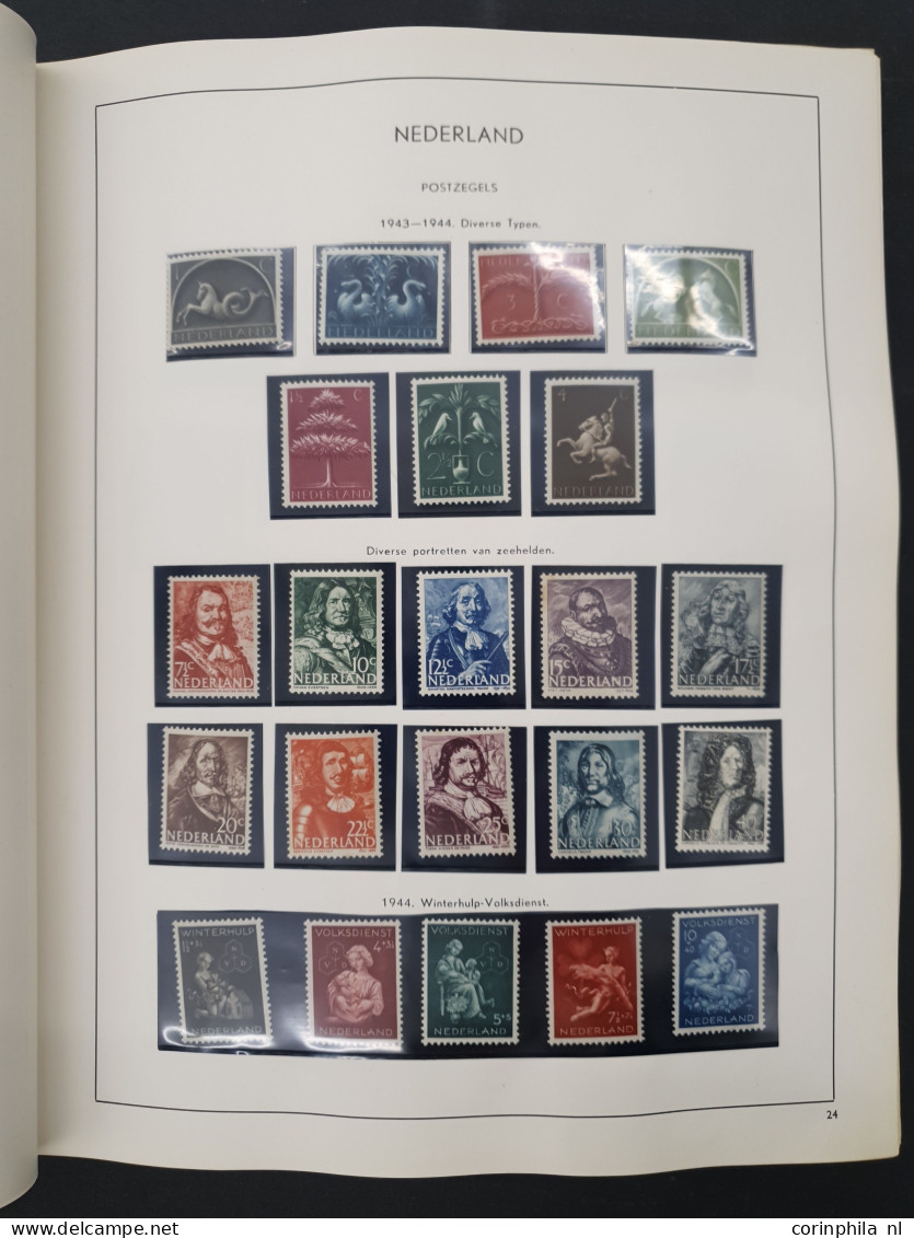 1900-2000ca. w.b. collecties Nederland en Suriname, veldeeltjes Juliana Regina t/m 10 gulden iets buitenland etc. in 5 a