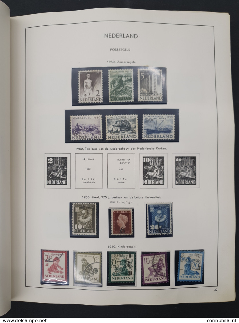 1900-2000ca. w.b. collecties Nederland en Suriname, veldeeltjes Juliana Regina t/m 10 gulden iets buitenland etc. in 5 a