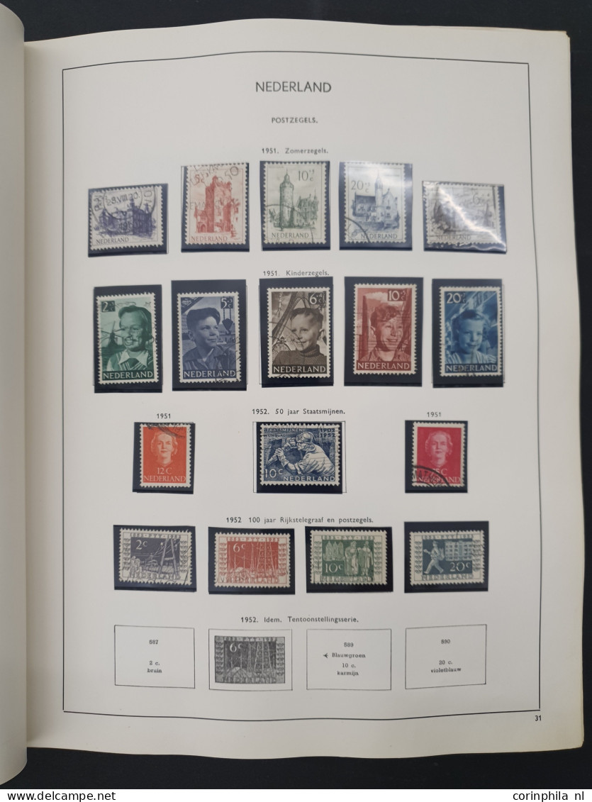 1900-2000ca. w.b. collecties Nederland en Suriname, veldeeltjes Juliana Regina t/m 10 gulden iets buitenland etc. in 5 a