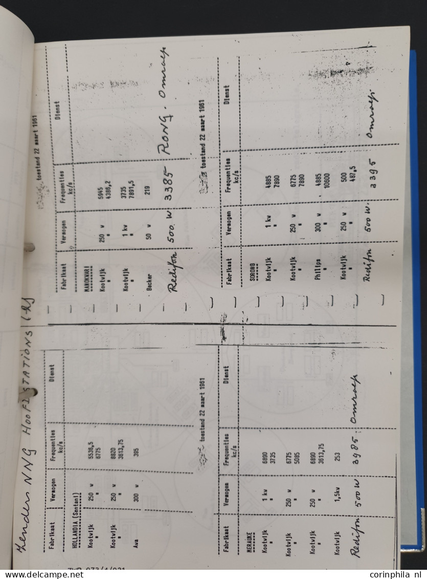 Mededelingenbladen van de studiegroep ZWP tussen 1968-2019 inclusief bijlagen zoals tarieven door P. Storm van Leeuwen e