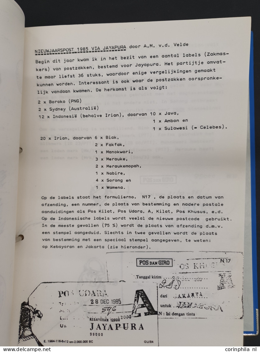 Mededelingenbladen van de studiegroep ZWP tussen 1968-2019 inclusief bijlagen zoals tarieven door P. Storm van Leeuwen e