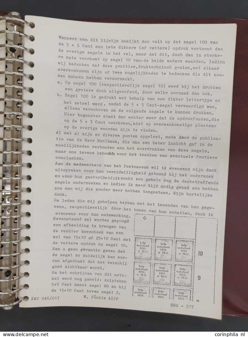 Mededelingenbladen van de studiegroep ZWP tussen 1968-2019 inclusief bijlagen zoals tarieven door P. Storm van Leeuwen e