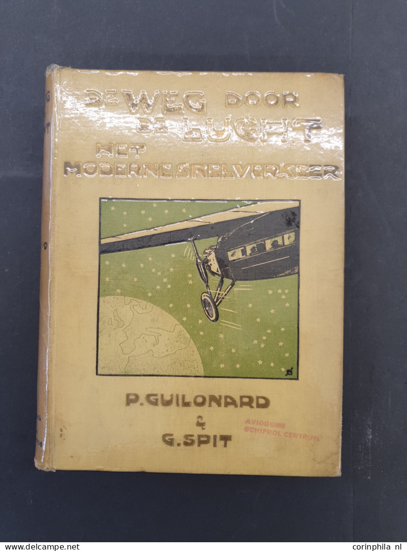 Cover werken meest betrekking hebbende op luchtvaart (o.a. Een Week als Vliegmensch door W. de Hoogh), werken over fisca