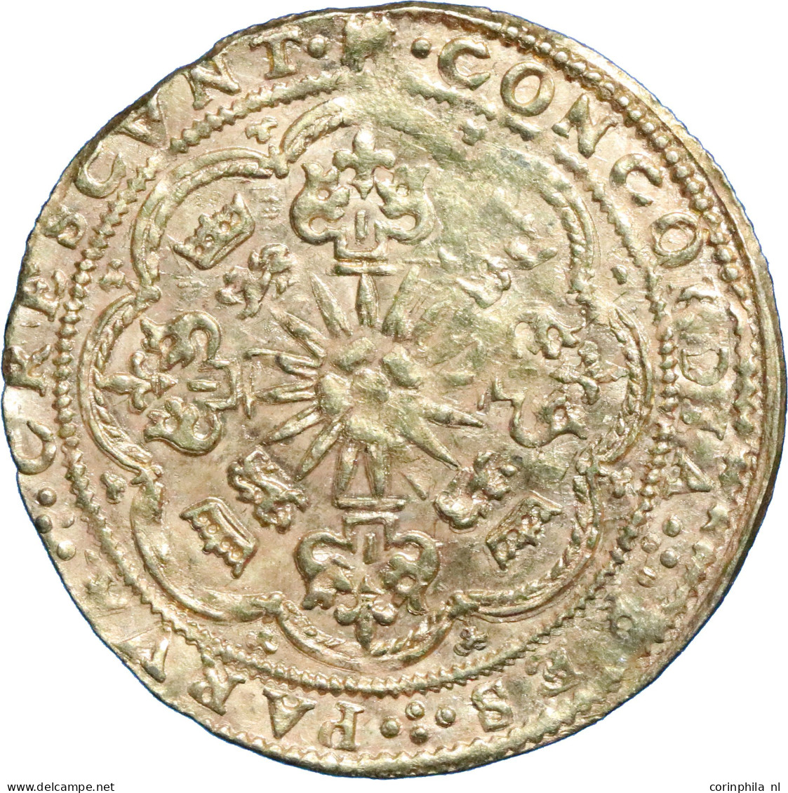 Stad Kampen 1/2 Rozenobel, Z.j. (ca. 1600), Goud 3.74gr. (Passon &amp; Van Der Wis 2.30.7 |Delmonte 1110) – Pr / Zeer Ze - Otros & Sin Clasificación