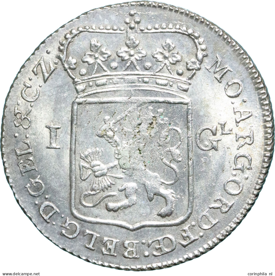 Bataafse Republiek (1795-1805), Gelderland, 1 Gulden 1796 (Schulman 90) – Pr - Autres & Non Classés