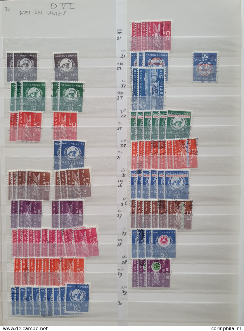 1922-2000 officials used stock including duplicates with better items and some postage dues ** from 1910 onwards in 2 st