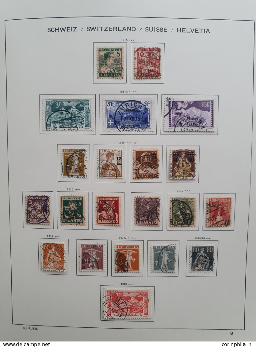 Cover 1854/2000 used collection with better items and about 150 covers with postage labels (Frama's) in 3 albums