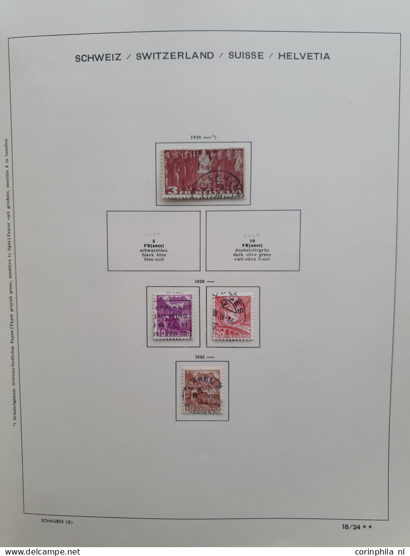 Cover 1854/2000 used collection with better items and about 150 covers with postage labels (Frama's) in 3 albums