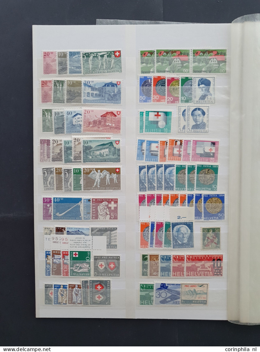 1862-1964, */** including some better stamps on stockpages in folder