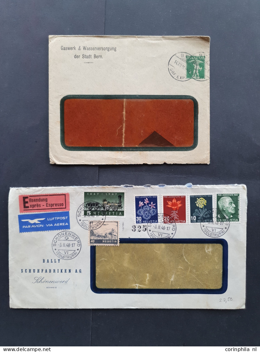 Cover 1940-1960 ca., ca. 65 covers incliding better fdc's in envelope