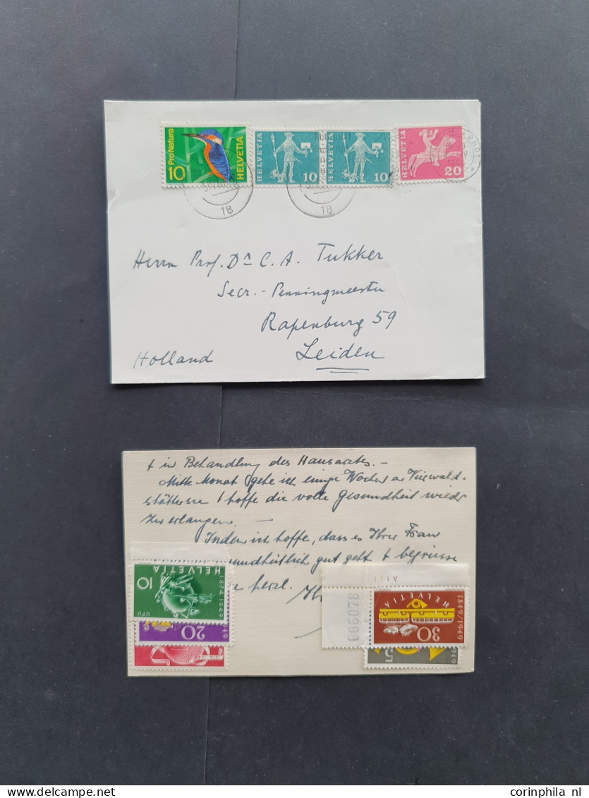 Cover 1940-1960 ca., ca. 65 covers incliding better fdc's in envelope