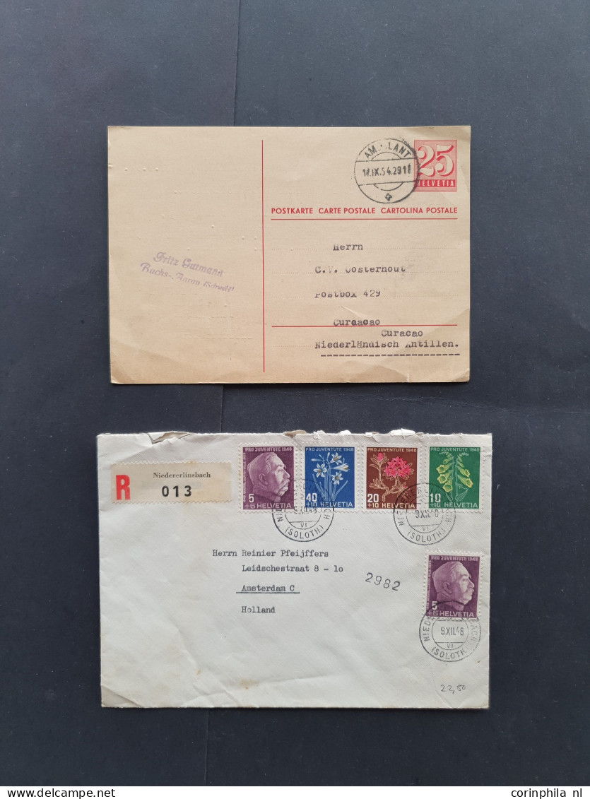 Cover 1940-1960 ca., ca. 65 covers incliding better fdc's in envelope