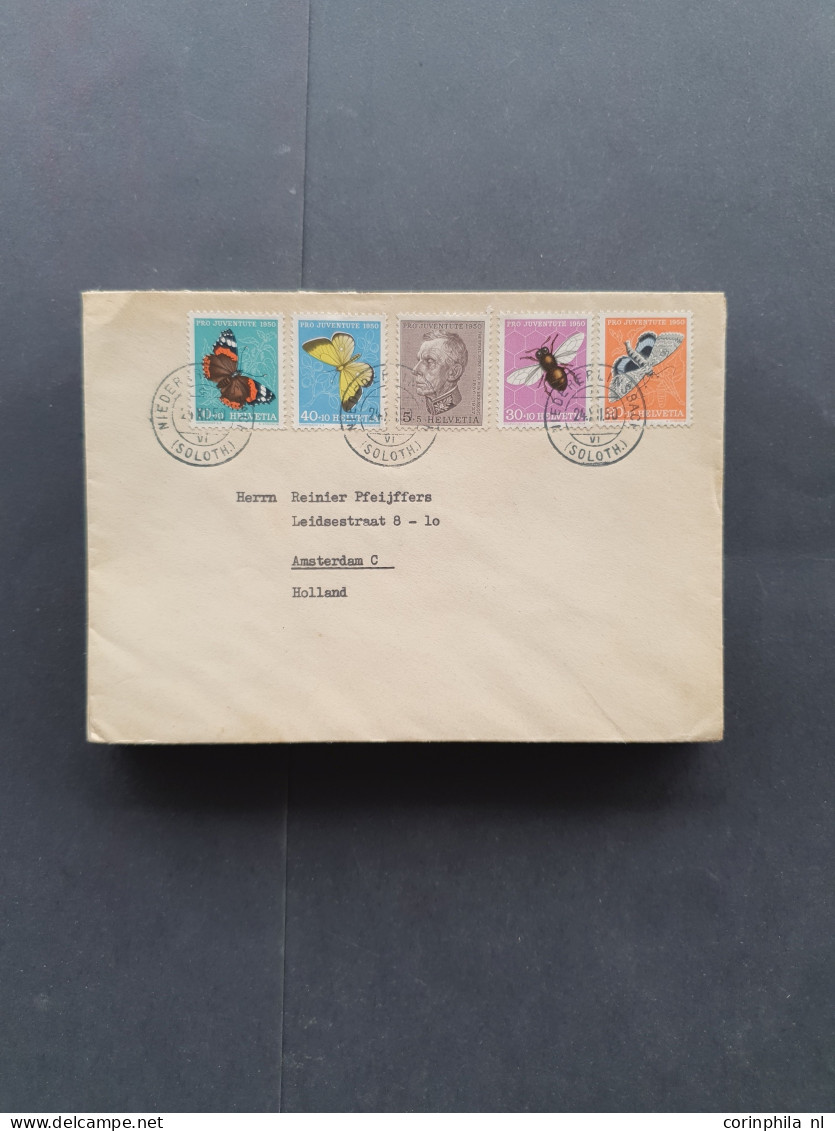 Cover 1940-1960 ca., ca. 65 covers incliding better fdc's in envelope