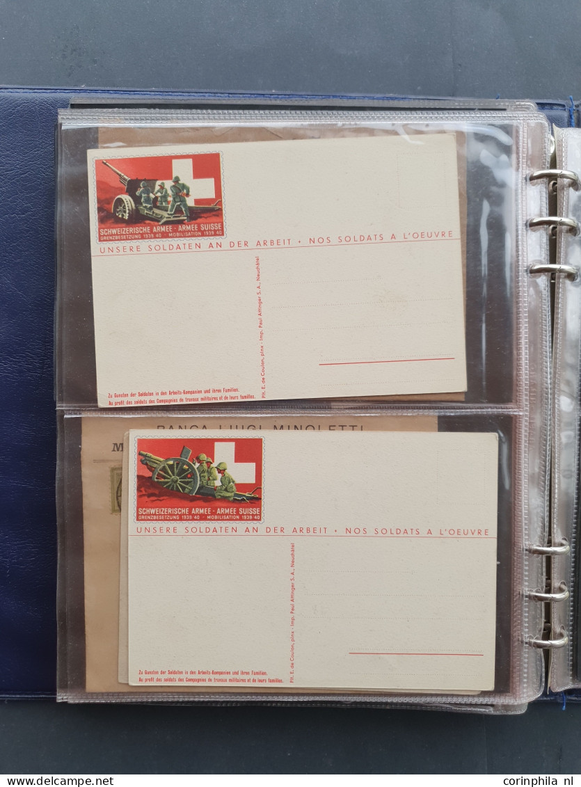 Cover 1870c. onwards collection postal history (approx. 50 covers) Switzerland and Italy including Postage dues, registe