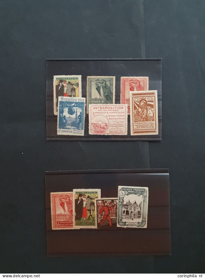 1860 onwards used and */** including classic stamps, railway, cinderella's, covers etc. in box