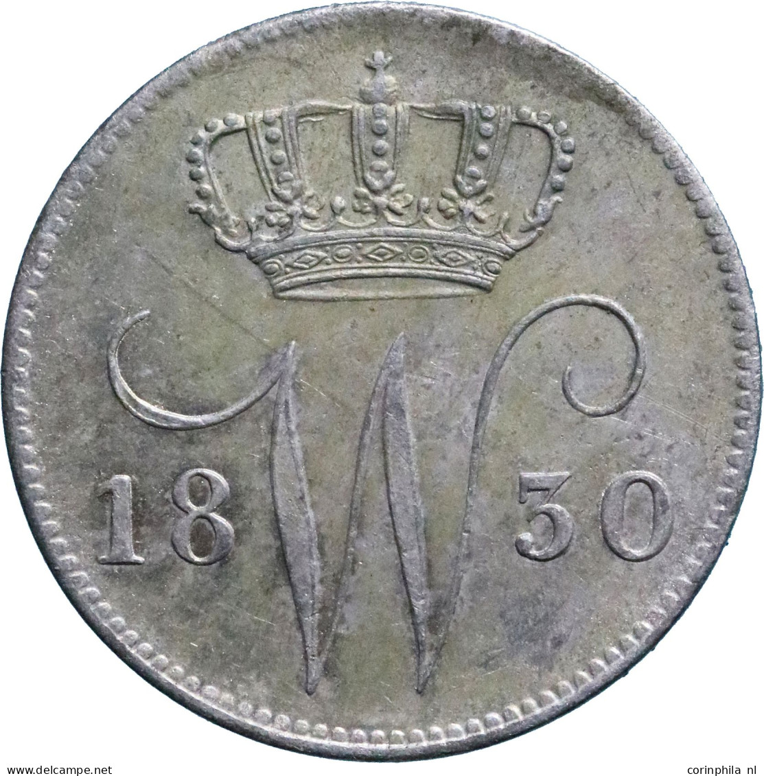 Willem I (1815-1840), 25 Cent 1830 B (Schulman 301) – ZFr - Altri & Non Classificati