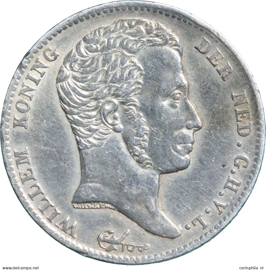 Willem I (1815-1840), 1/2 Gulden 1819 U (Schulman 280) – ZFr/ZFr- / Gepoetst - Other & Unclassified